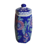 Blue ceramic flower pot