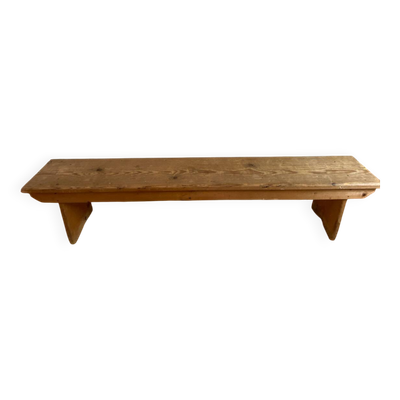 Authentique  banc de ferme en sapin