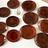 12 vintage plates 1970