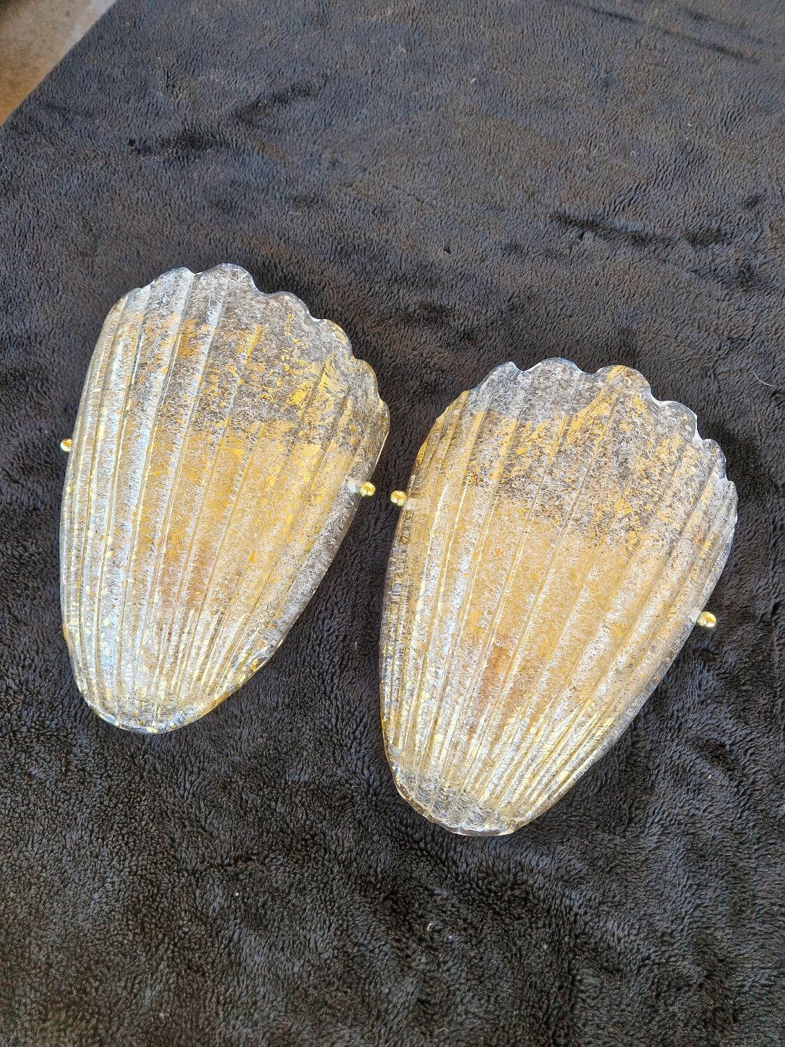 Pair of wall sconces from Murano