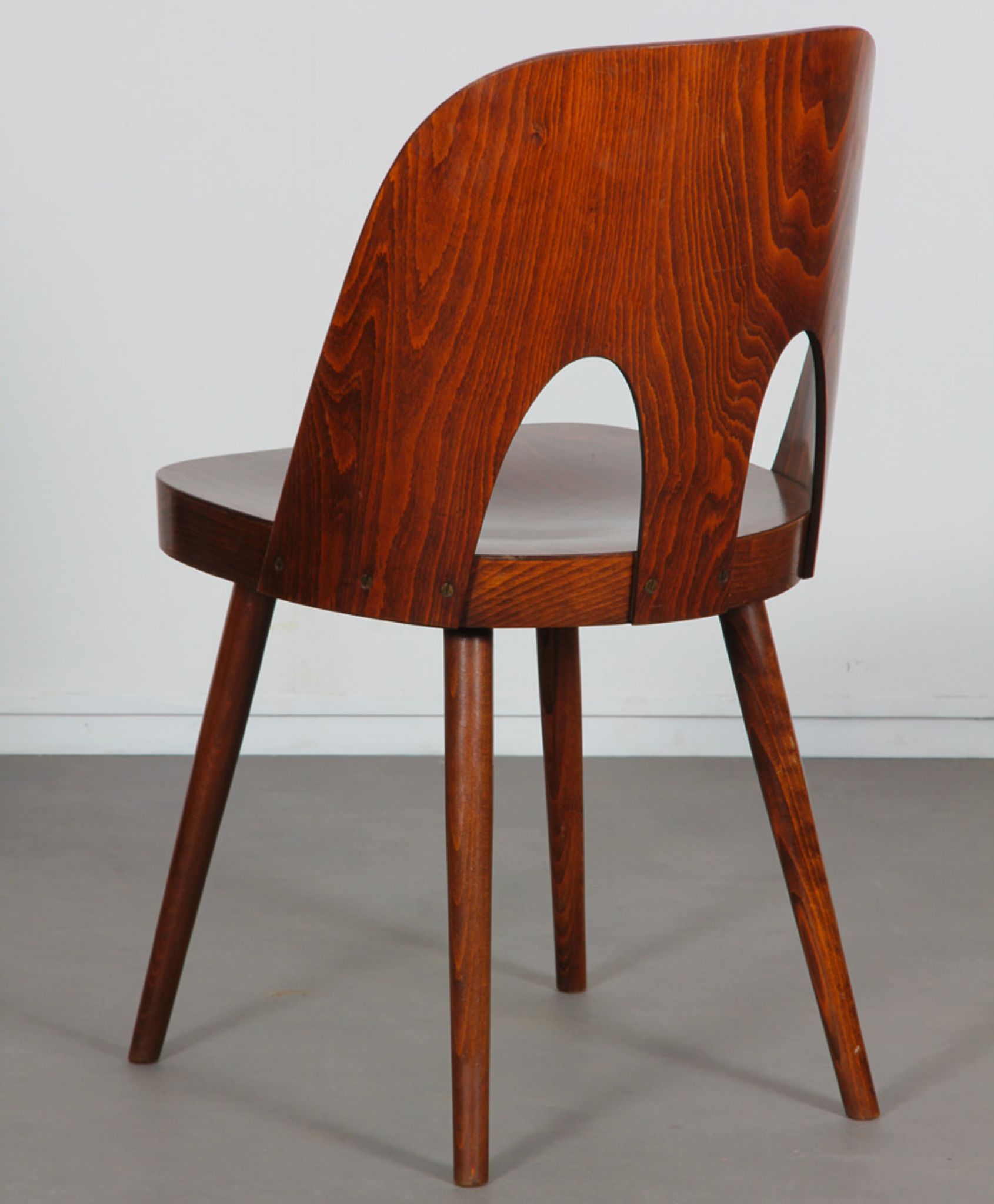 Suite of 4 vintage chairs by Oswald Haerdtl for Ton, 1960