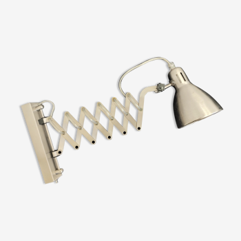 Workshop style accordion wall lamp