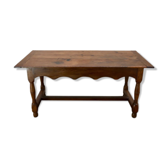 Oak farm table early twentieth