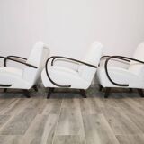 Armchairs by Jindrich Halabala, 1940s, Set of 3