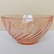 5 bols verre rose arcoroc rosaline
