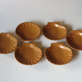 6 dishes with scallops in very good condition from Emile Henry