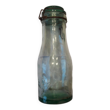 Bouteille ancienne au chardon "La Lorraine"
