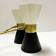 Italian articulated double wall light from the 50s