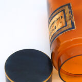 Pharmacy/apothecary old amber glass pot