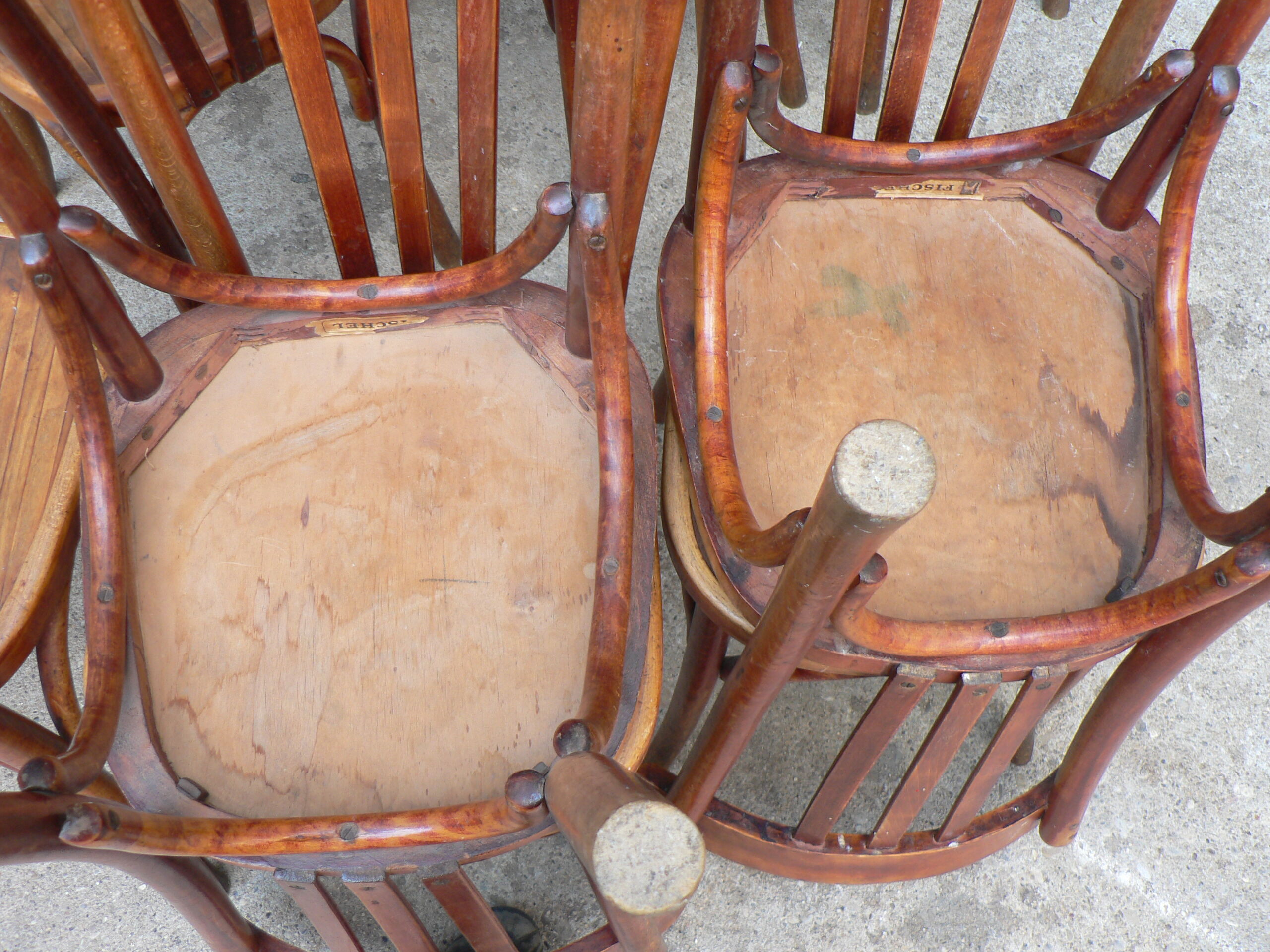 Set of 8 chairs Bistro Fischel