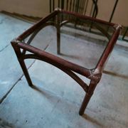 Side table, rattan accent table