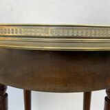 Marble bouillotte table