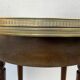 Marble bouillotte table