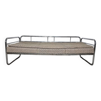 Bauhaus Chrome Sofa by Robert Slezak for Slezak Factories, 1930s