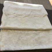 Lyon lace tablecloth from the prestigious brand Doguin made on crafts in Tulle