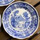 3 dessert plates Villeroy and Boch Burgenland blue