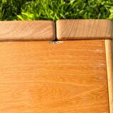 Solid elm coffee table