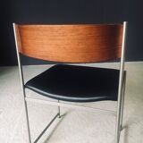 Mid-Century Modern SM08 Dining Chair Set by Cees Braakman for Ums Pastoe, Netherlands, 1960s, Set of 5