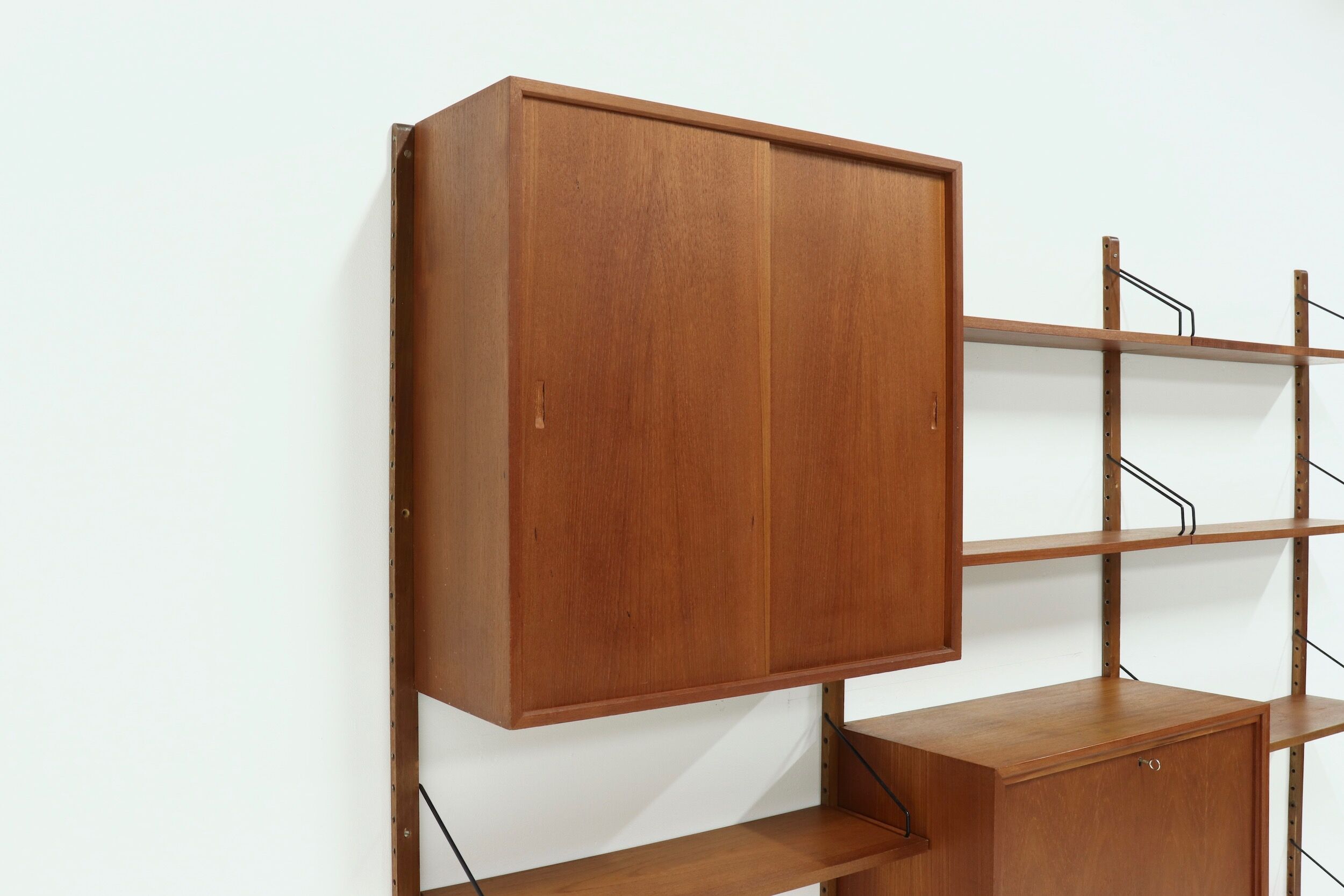Royal System teak wall unit by Poul Cadovius for Cado Denmark, 1960's