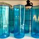 7 Murano glass glasses by Carlo Scarpa for Venini, Italy