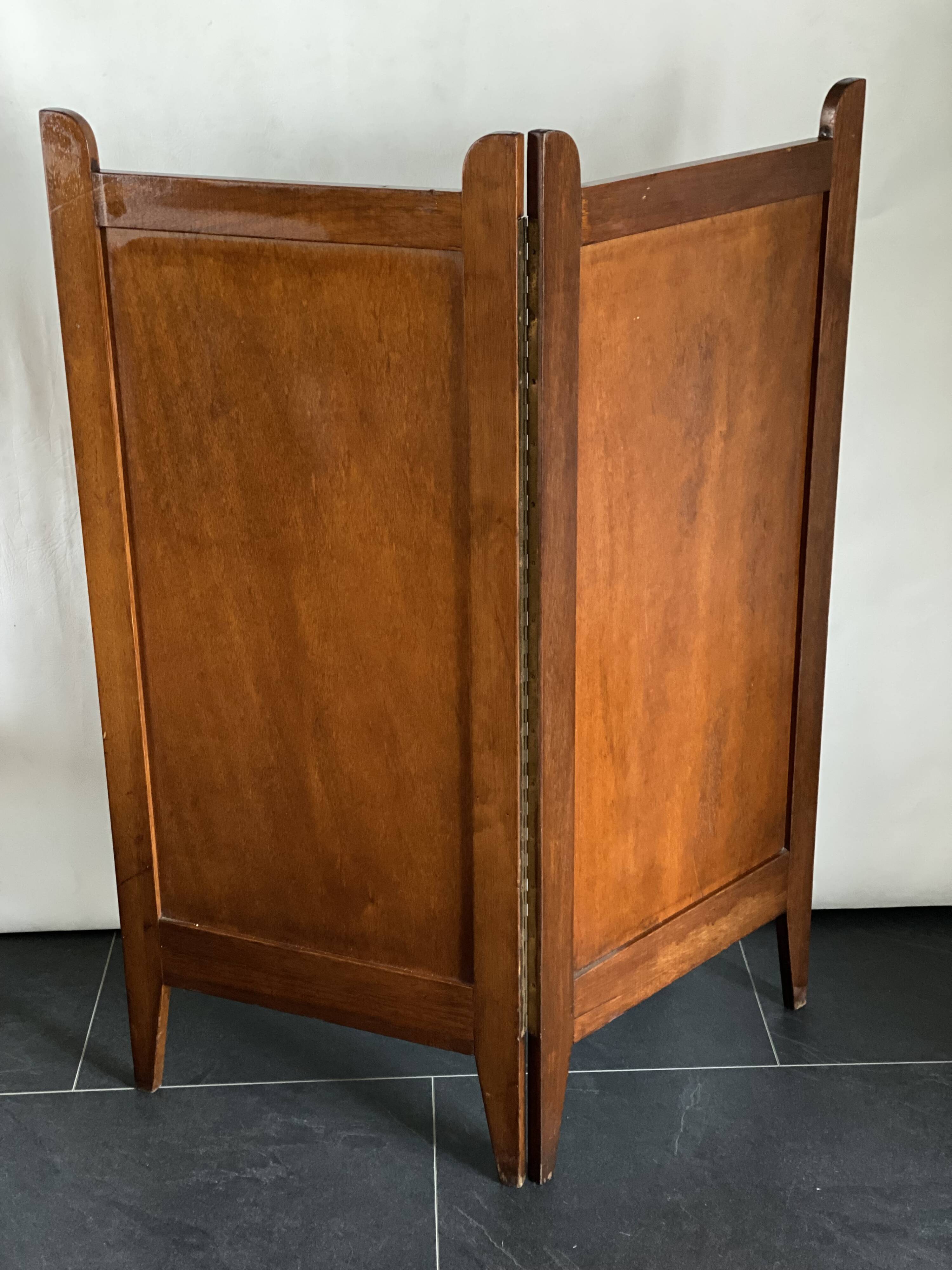 Paravent vintage en chêne