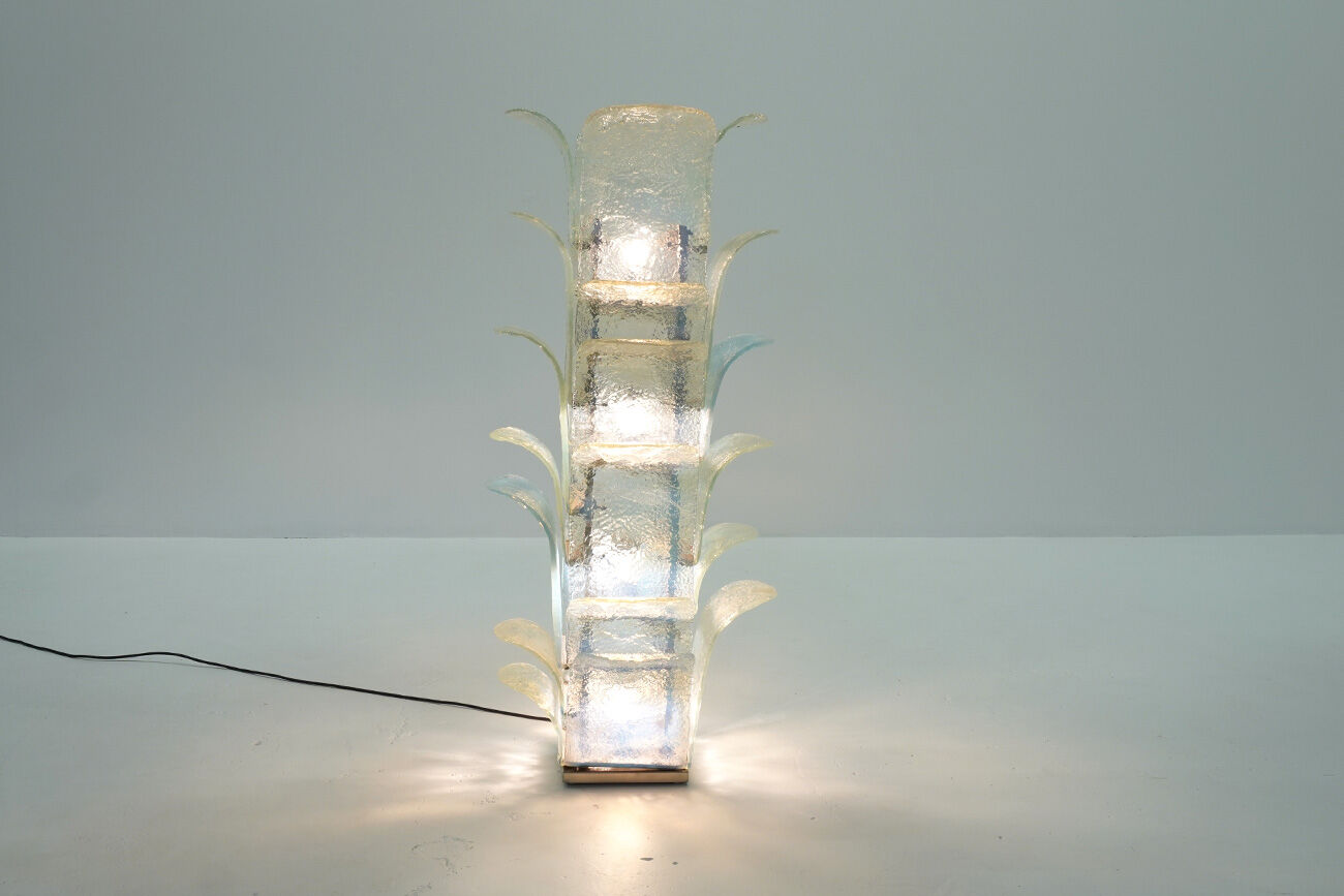 Lampadaire "Cactus" LT320 de Carlo Nason pour Mazzega, Italie, années 1960.