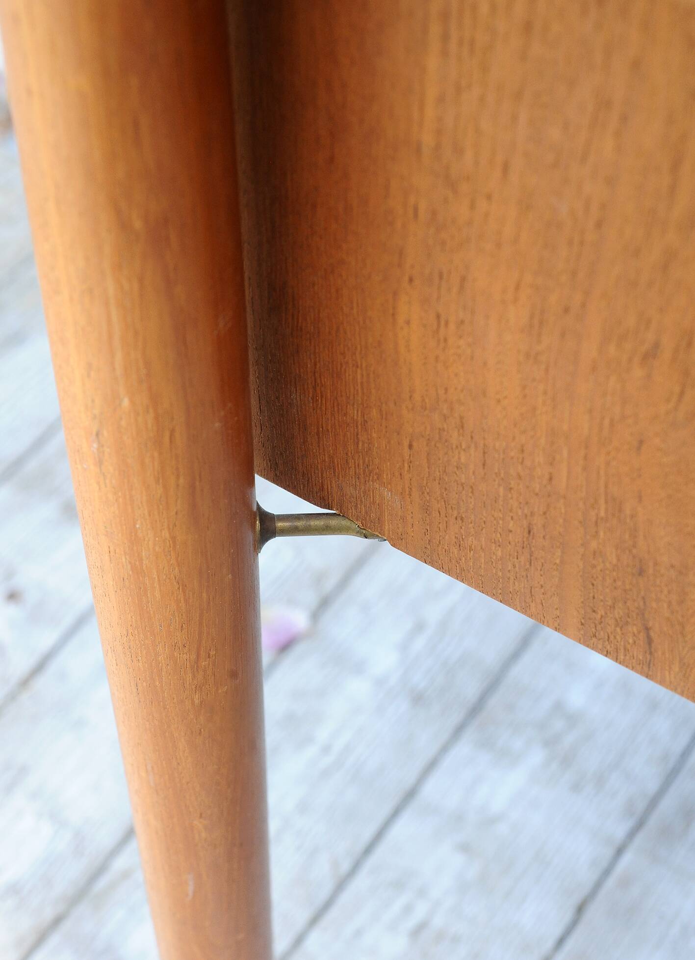 Flat teak desk by Gunnar Nielsen