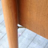 Flat teak desk by Gunnar Nielsen