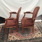 2 fauteuil style Louis XVI