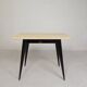 Bistro table Henri Julien, model Tolix T55 with a Formica top, 1950s.
