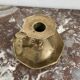 Vintage, hand candle holder, cellar rat, brass, gold, gold, handle, 50s, decoration, shabby chic