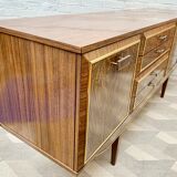 Vintage sideboard with drinks cabinet with drawers