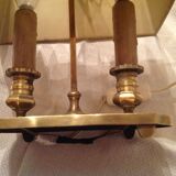 Lampe bouillotte ancienne en bronze, début 20 ème