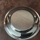 Vintage metal round plate