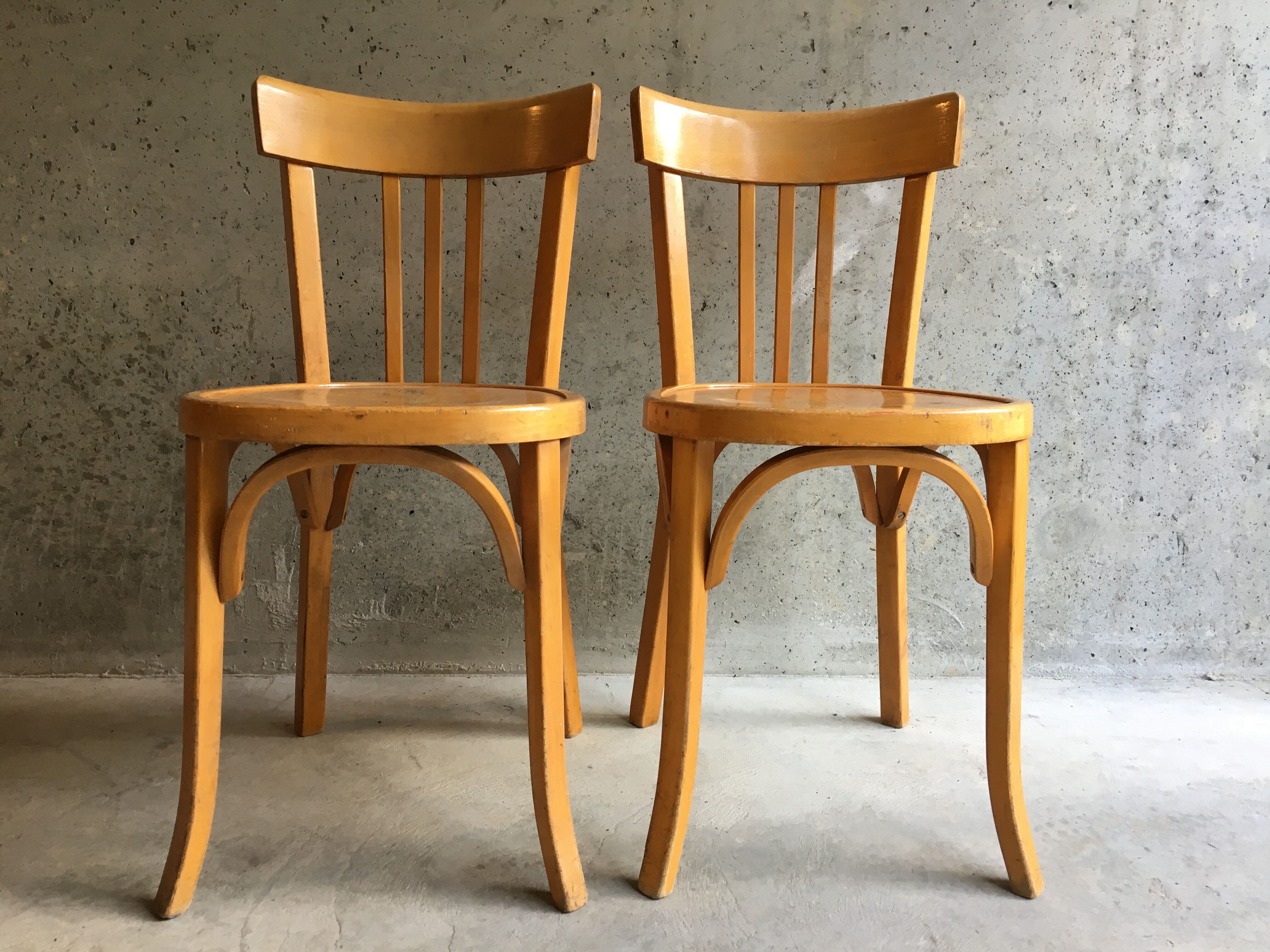 Lot 4 chairs baumann