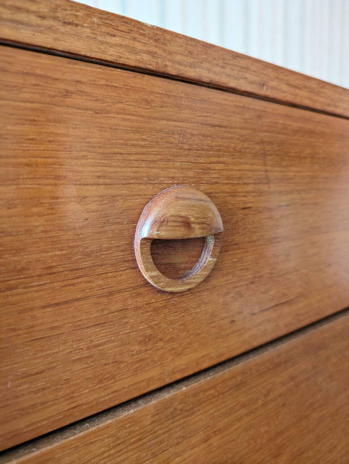 Scandinavian vintage teak chest of drawers 1960s