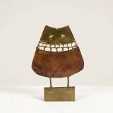 Jarcz. Brutalist owl sculpture. 1970s.