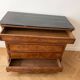 Antique walnut secretary chest with marble top.