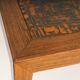 Table basse en teck et cuivre de style mid-century moderne par Severin Hansen