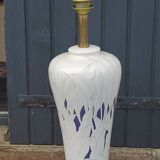 Lamp from the house Le Dauphin in ceramic and gilded brass