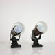 Pair of Two Attachable Table Lamps with a Clip, 1970's, Czechoslovakia