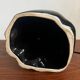 Lampe chat avec globe opalin année 80
