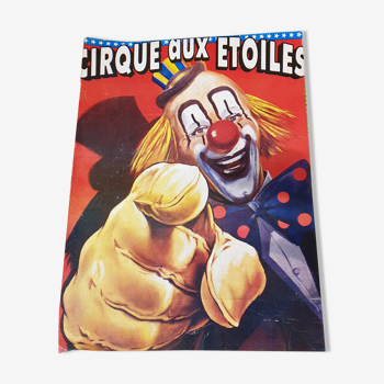 Affiche cartonnée cirque