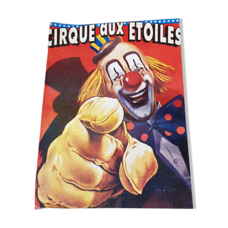Affiche cartonnée cirque
