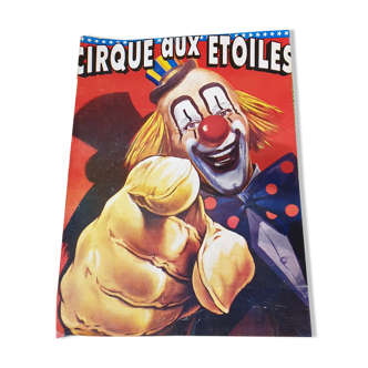 Cardboard poster cirque