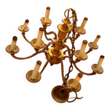 Bronze chandelier with 12 candles