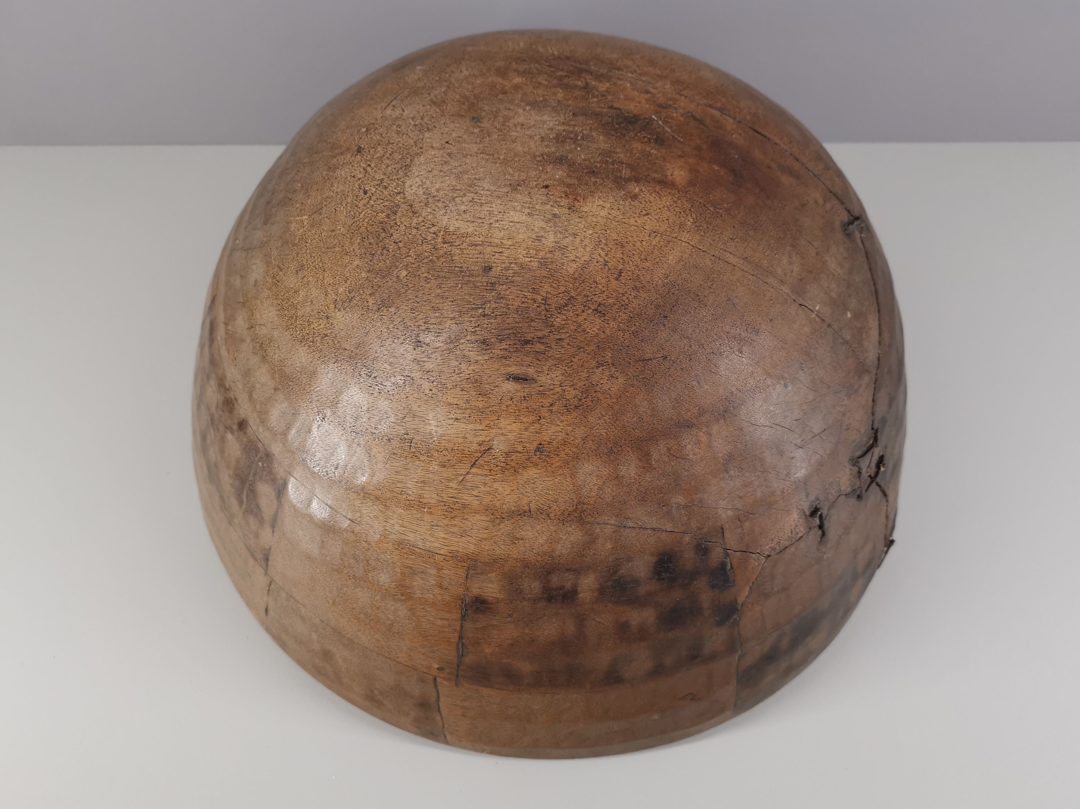 Ancient peulh calabash african art primitive arts vintage / africa / mid-century