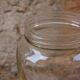 Glass pharmacy jar vase