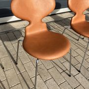 Fritz hansen ant chairs in cognac leather new!!