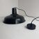 Ancienne suspension d’atelier industriel emaillee 35,5 cm